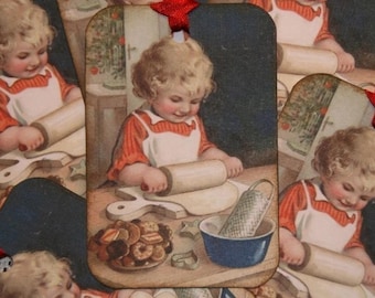 Baking Holiday Cookies Christmas Tags