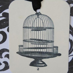 Bird Cage Gift Tags