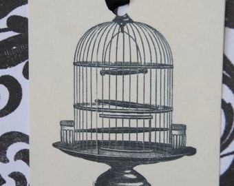 Bird Cage Gift Tags