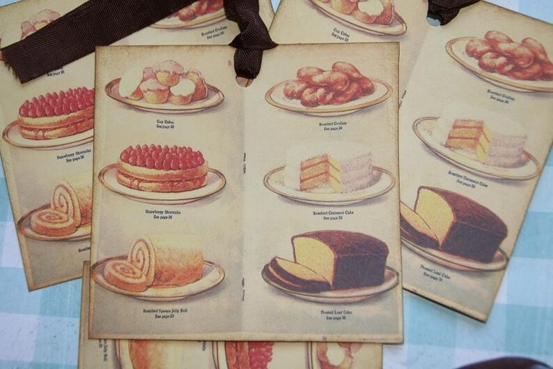 Sweet Desserts Gift Hang Tags Etsy