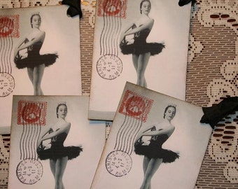 Swan Lake Ballerina Tags