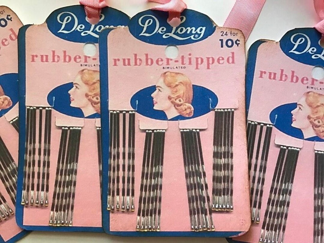 Vintage Bobby Pins Gift Tags Hairdresser Gift Tags Etsy