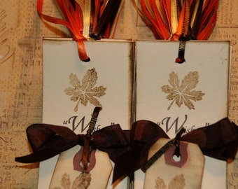 Fall Wedding Wish Tree Tags 100