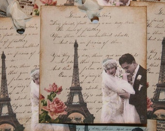 Paris Wedding Gift Tags