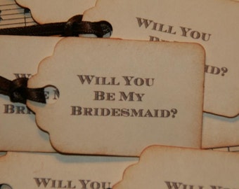 Will You Be My Bridesmaid Tags