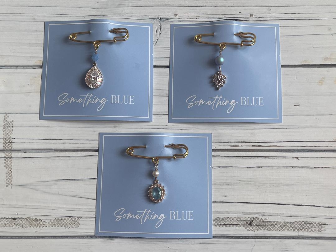 Something Blue for Bride, Something Blue Pin, Gift for Bride, Bride Gift From Mom