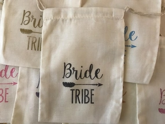 Bride Tribe Survival Kit Bags DIY Bridal Party Bride Squad Survival Bags Bridesmaid Gift Bags Etsy