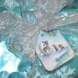 Baby Deer Christmas Gift Tags image 4