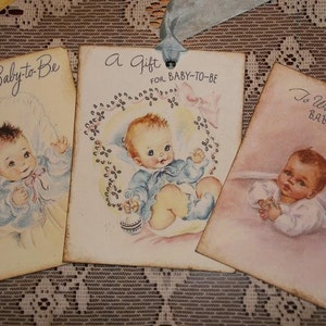 Huge Variety Lot of Baby Gift Tags For Boy Girl and New Baby image 2