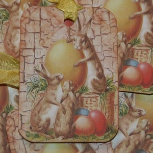 Easter Egg Bunny Tags