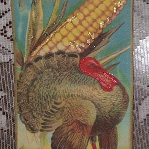 Thanksgiving Turkey  Gift Tags Fall Corn Harvest Gift Tags