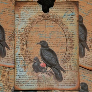 Pretty Crow Tags