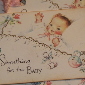 Something For The Baby Gift Tags , Baby Shower Tags, New Baby image 2