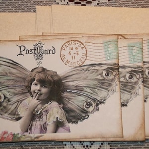 Butterfly Kisses Postcards with Envelopes