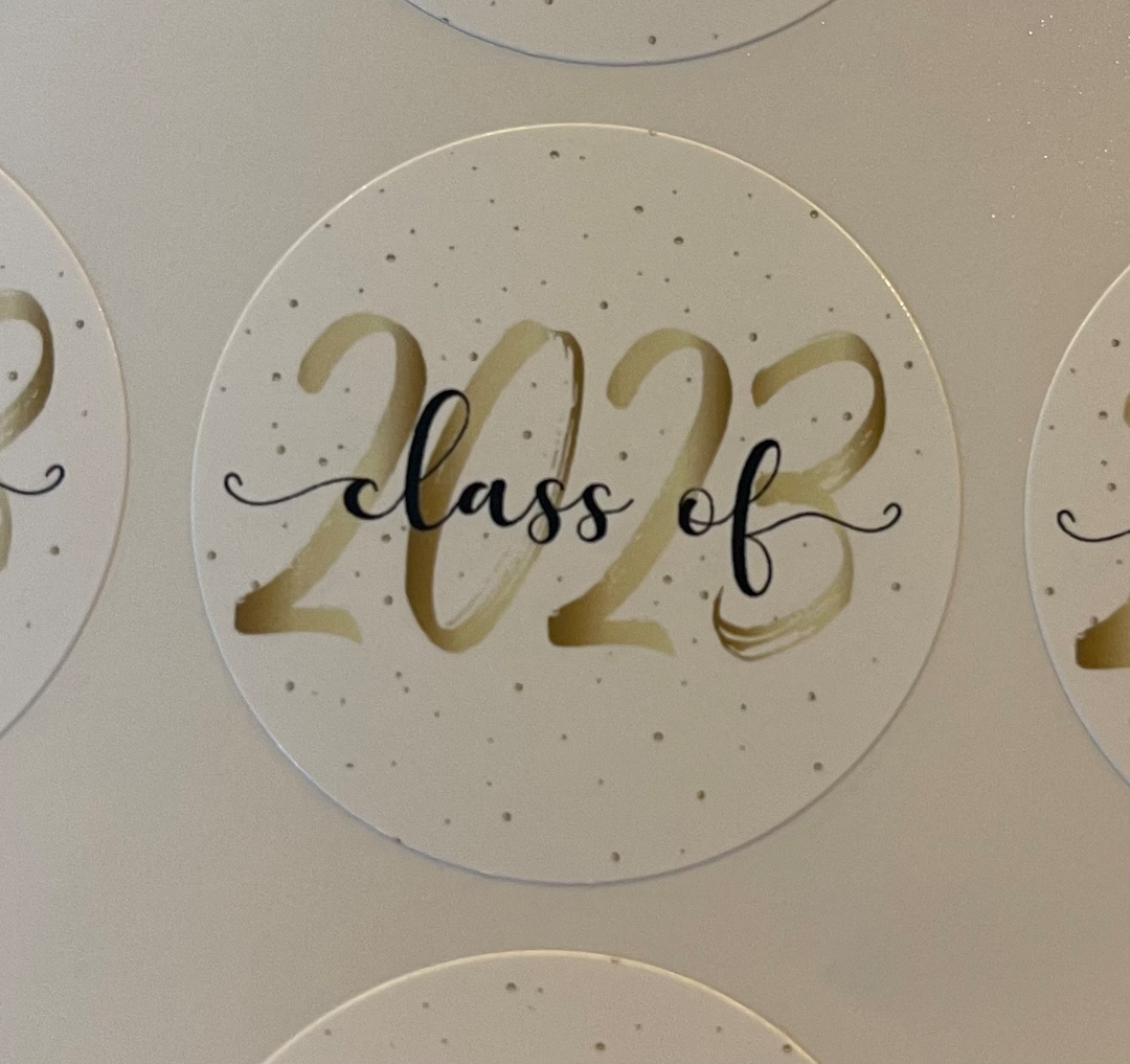 Class of 2023 Envelope Seals, Graduation Stickers, Envelope Labels