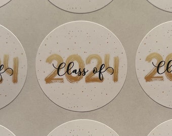 Class of 2024 Envelope Seals, Graduation Stickers, Envelope Labels, Graduation Invitations