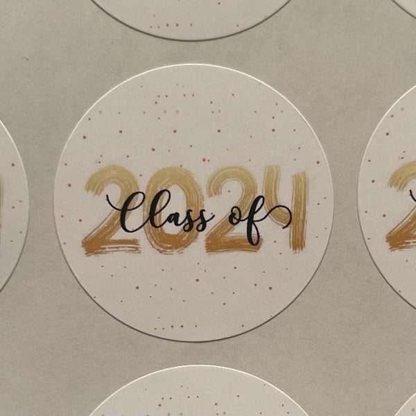 Class of 2024 Envelope Seals, Graduation Stickers, Envelope Labels, Graduation Invitations