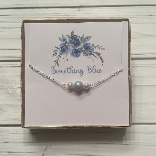 Something Blue  Anklet, Sterling Silver, Ankle Bracelet, Bridal Ankle Bracelet, Something Blue for Bride