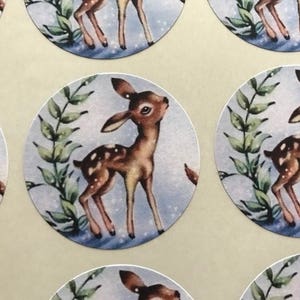 Baby Deer Christmas Gift Tags image 5