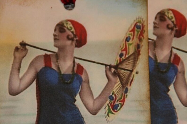 Vintage Bathing Beauty Gift Tags