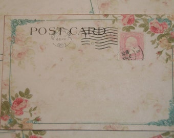 Wedding Guestbook Alternative, Vintage Post Cards,  Wedding Wishes Cards, Destination Wedding,  50