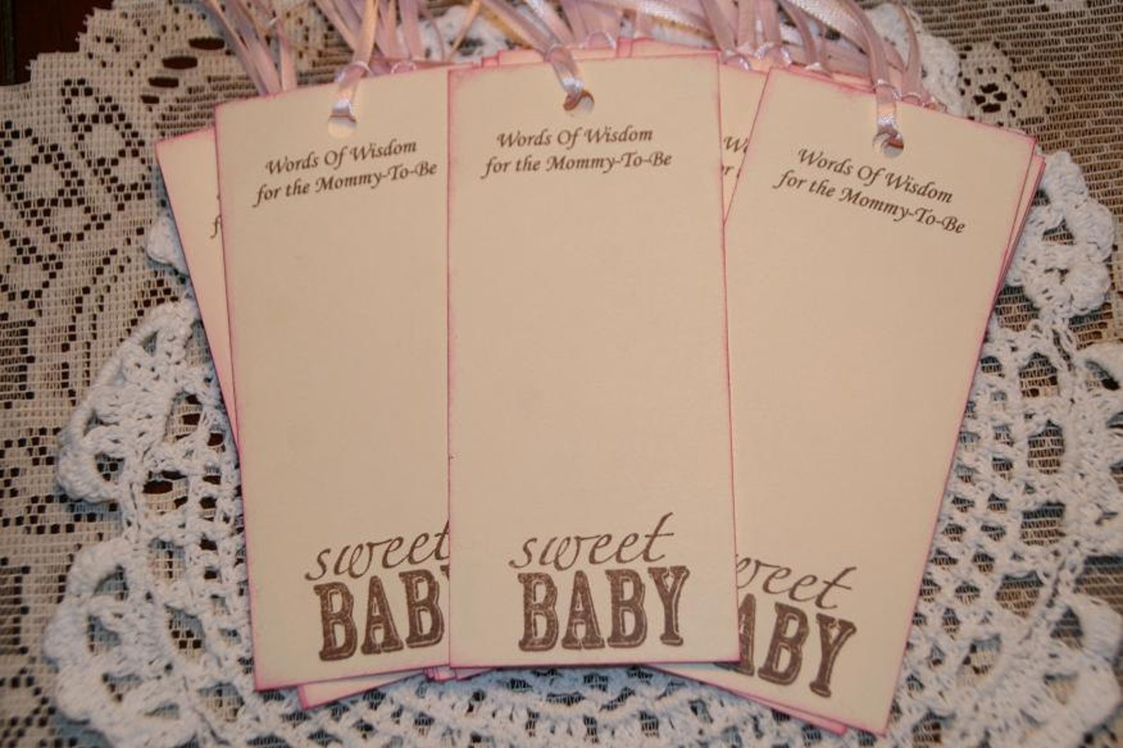 Baby Shower Wishes Baby Wishes for Baby Girl Words of Wisdom Etsy