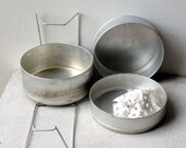 Vintage Cake Tins - office caddy, cooking pans