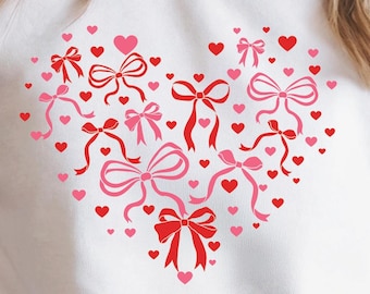 Coquette Bow PNG, Pastel Valentine Design (Digital Download)