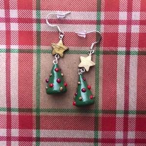 Christmas Tree Holiday Earrings