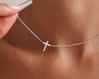 Cross Necklace, Cross Jewelry, Cross Necklace for Women, Cross pendant, Minimalist Necklace, Christian Jewelry, Gift for Her
