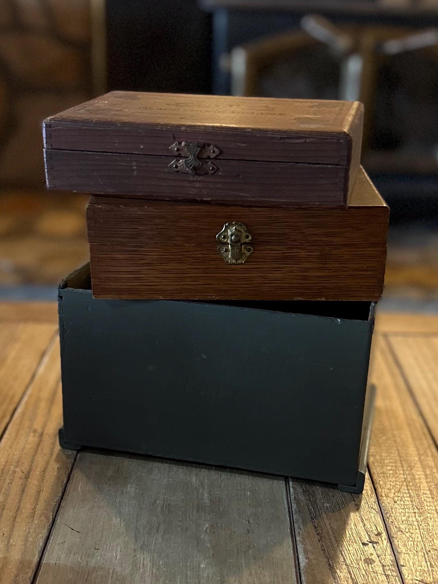 Wood cigar boxes lot - Etsy 日本
