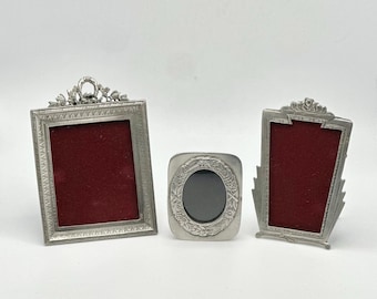 Elias Extra Fine Pewter Contains Silver Art Picture Frame - Etsy
