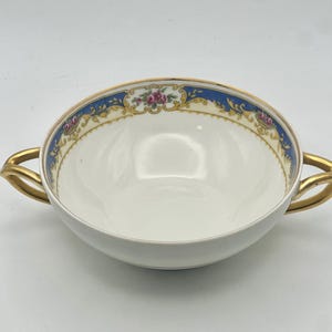 Antique Tressemanes & Vogt Limoges La Cloche Small Porcelain Bowl Dish