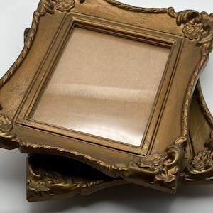 Plastic Gold Frame 4x5” Made in USA