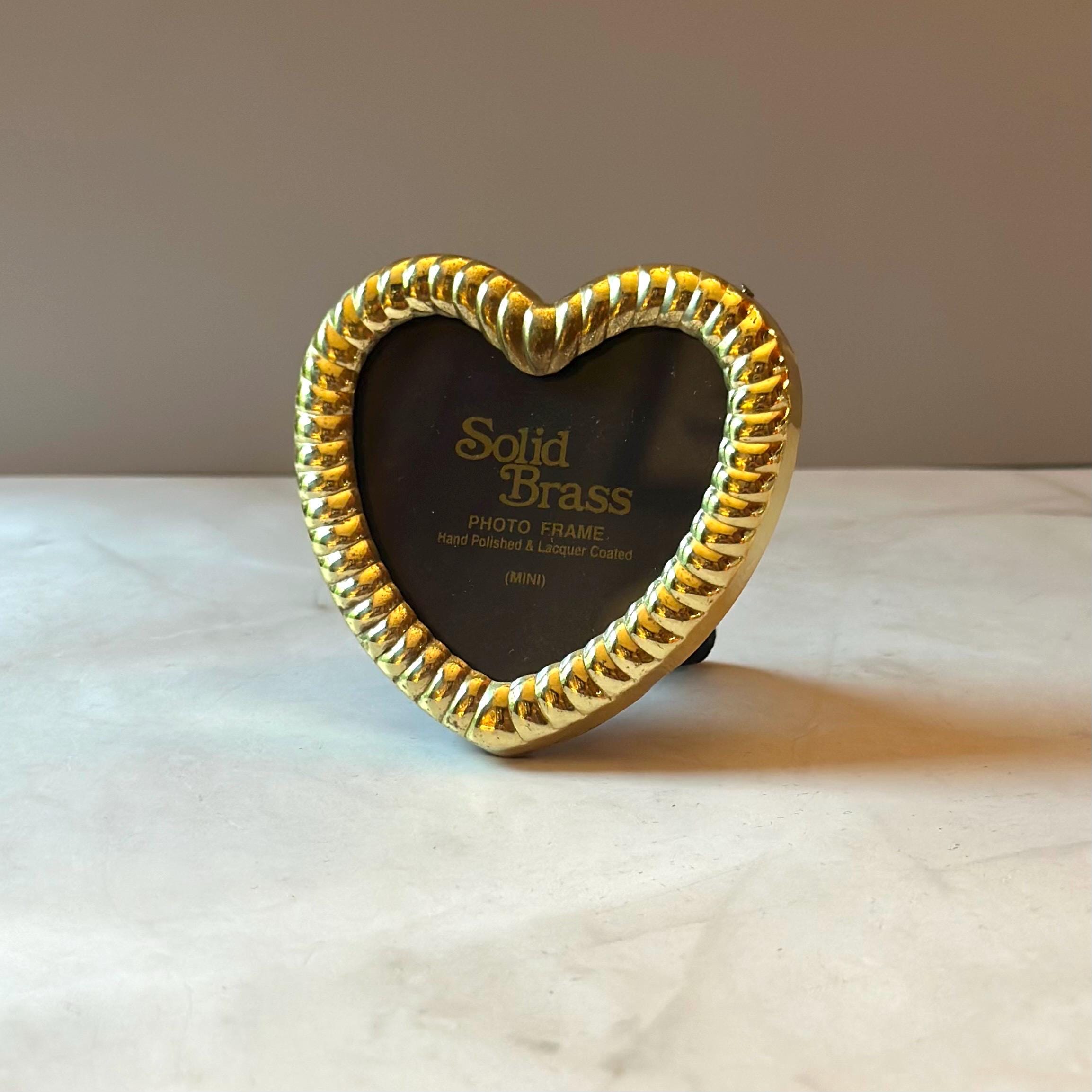 Vintage Double Heart Picture Frame - Etsy
