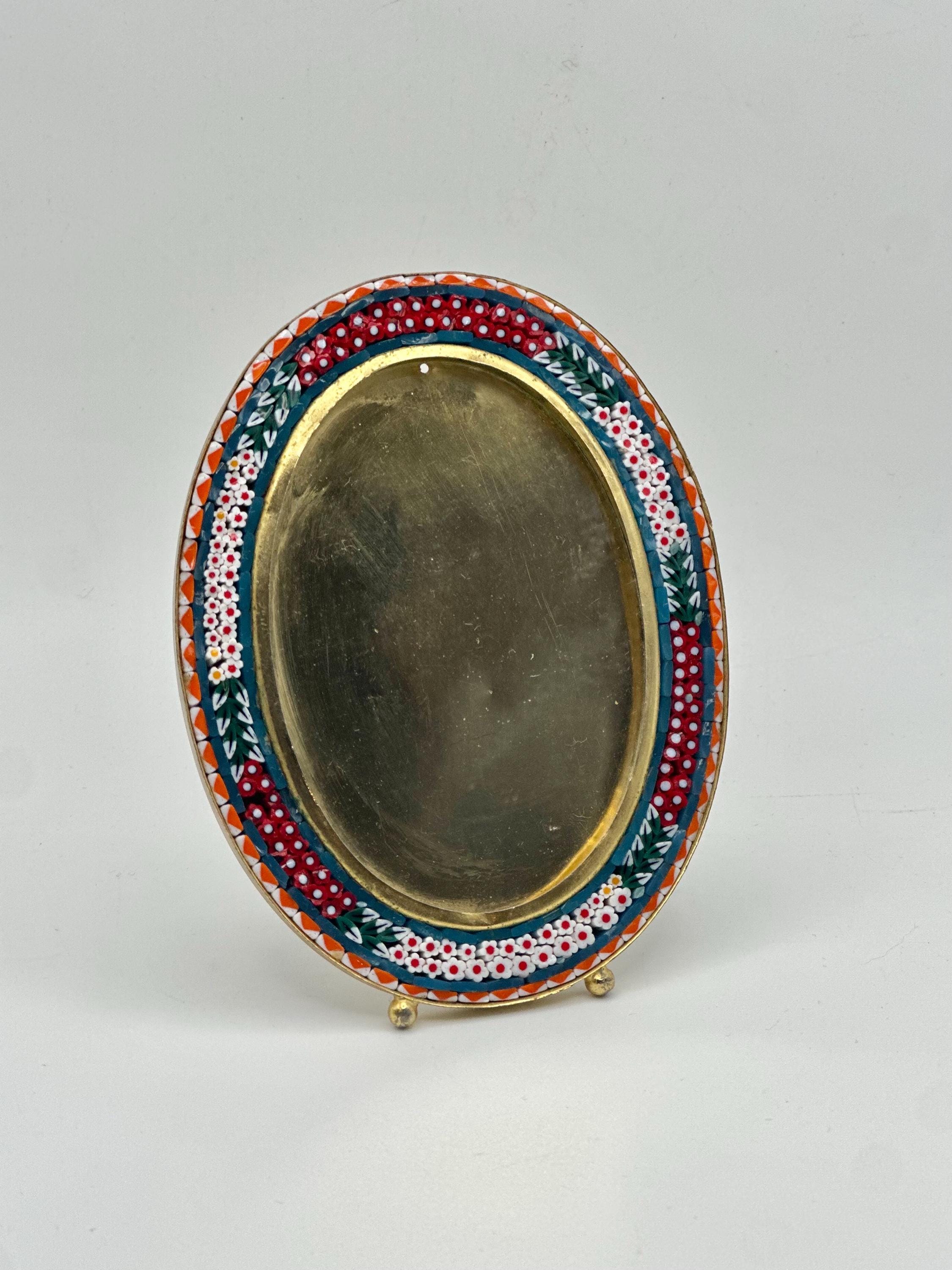 Vintage Italian Micro Mosaic Frame - Etsy