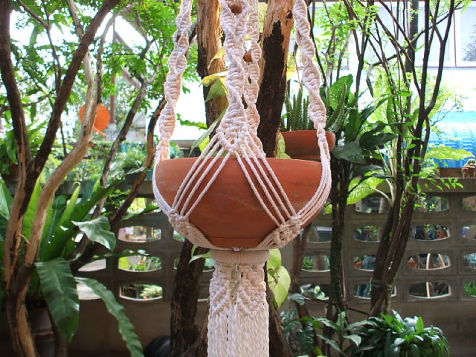 Macrame Hanging Planter 'persia' Etsy