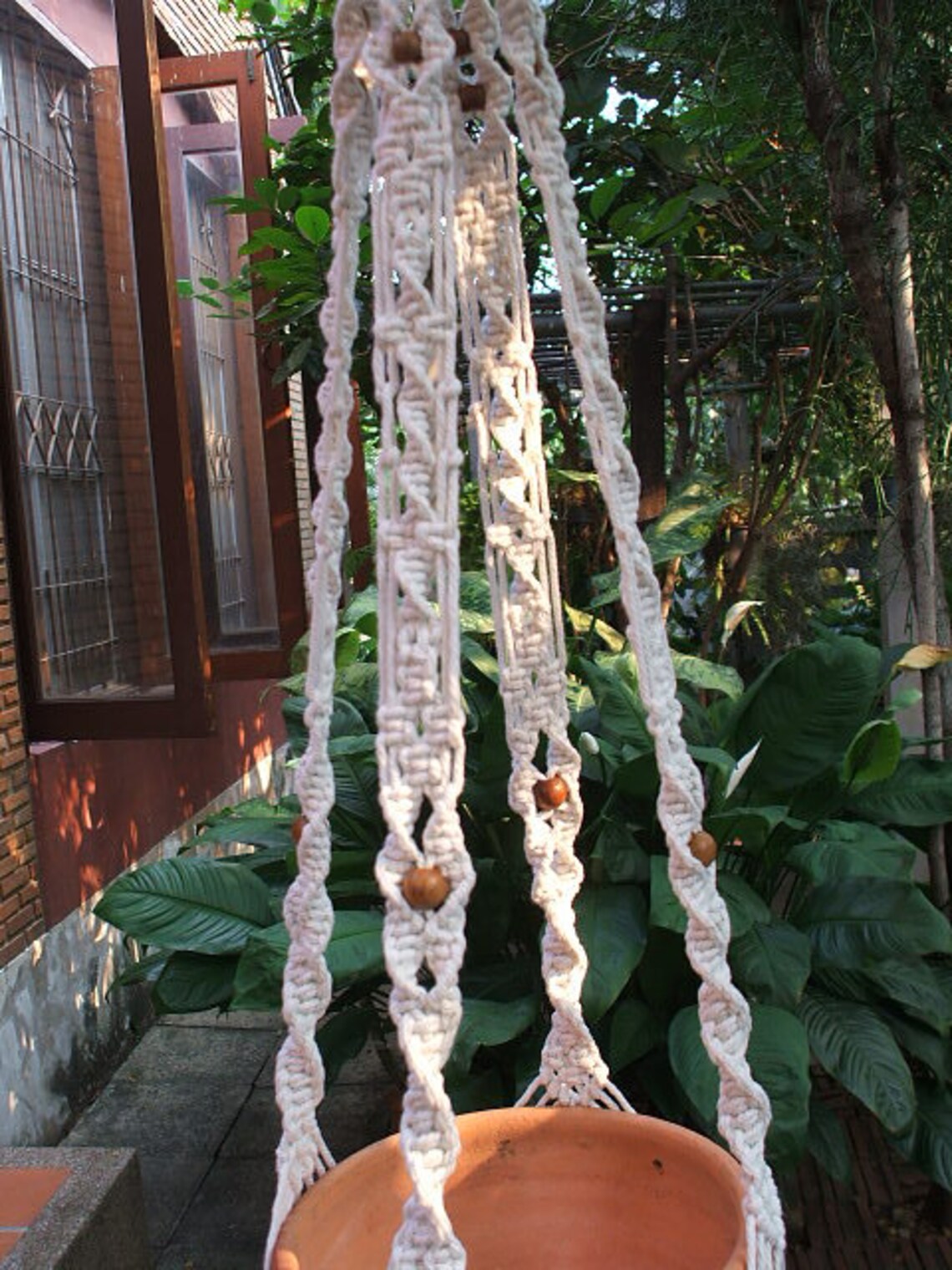 Macrame Hanging Planter 'persia' Etsy