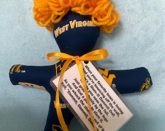 West Virginia Mountaineers Damm-it Slam-It Doll