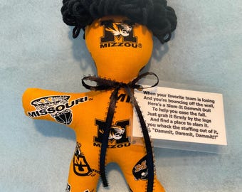 Mizzou Tigers Damm-it Slam-It Doll