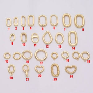 Lot De 20 Mini Mousquetons à Vis – Sécurité, Porte-clés, Bricolage – Argent
