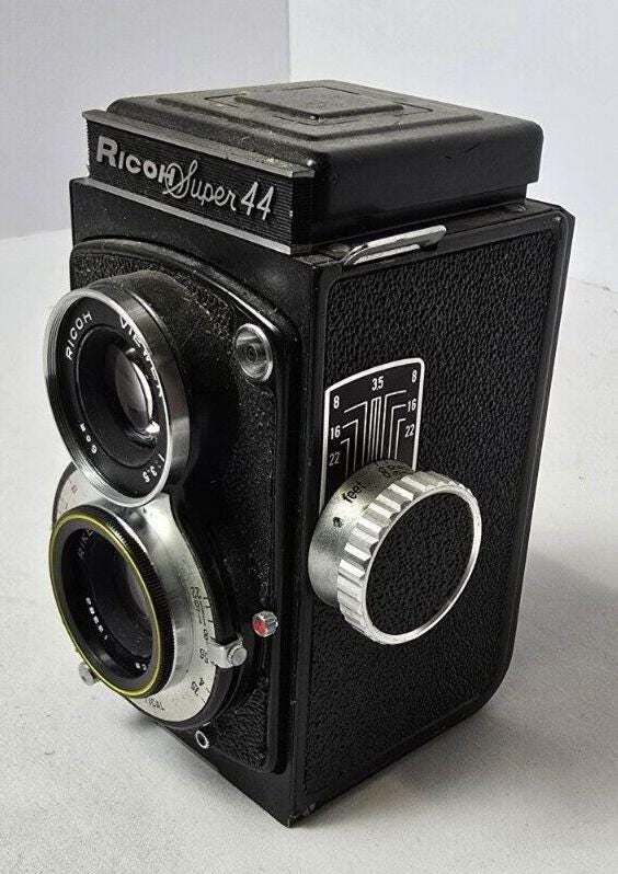 リコー スーパー44 リケン 6cm F3.5 二眼フィルムカメラ - Etsy 日本