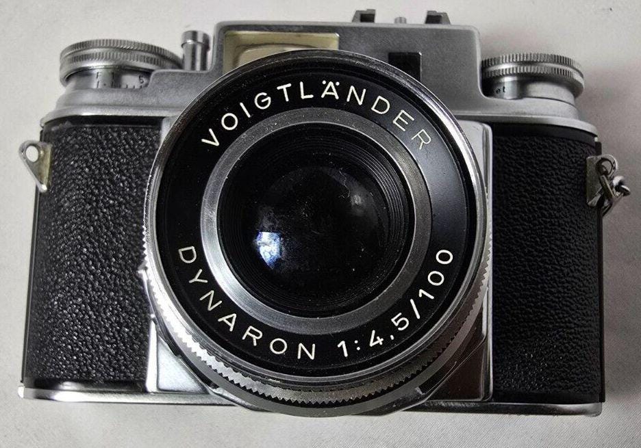 Voigtlander Prominent Ii Camera Ultron 1-2 50 Dynaron 1-4.5 100 - Etsy