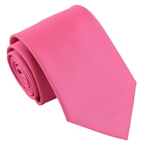 Fuchsia Rosa Twill Slips - Klassisk Herrslips
