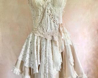 Made to order cream dress