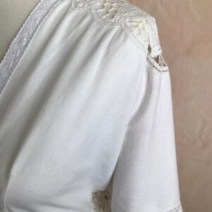 Flowing Layered Dress with Flutter Sleeves White
