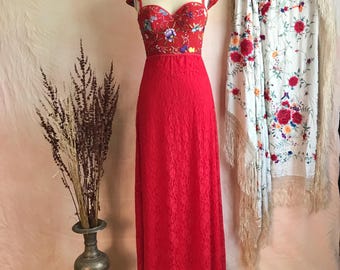 Vestido escarlata