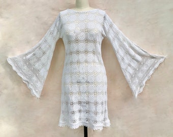 Boho crochet dress