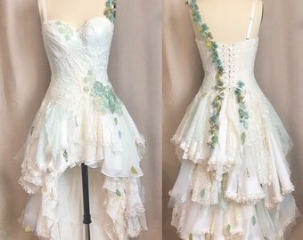 Vestido verde primaveral HECHO A MEDIDA