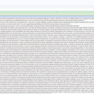 May include: A digital spreadsheet document titled 15,000+ ChatGPT Prompts by PLRSupply.co, displayed in a web browser interface. The grid contains rows categorised by topics like Advertising, with corresponding text prompts in the adjacent column.